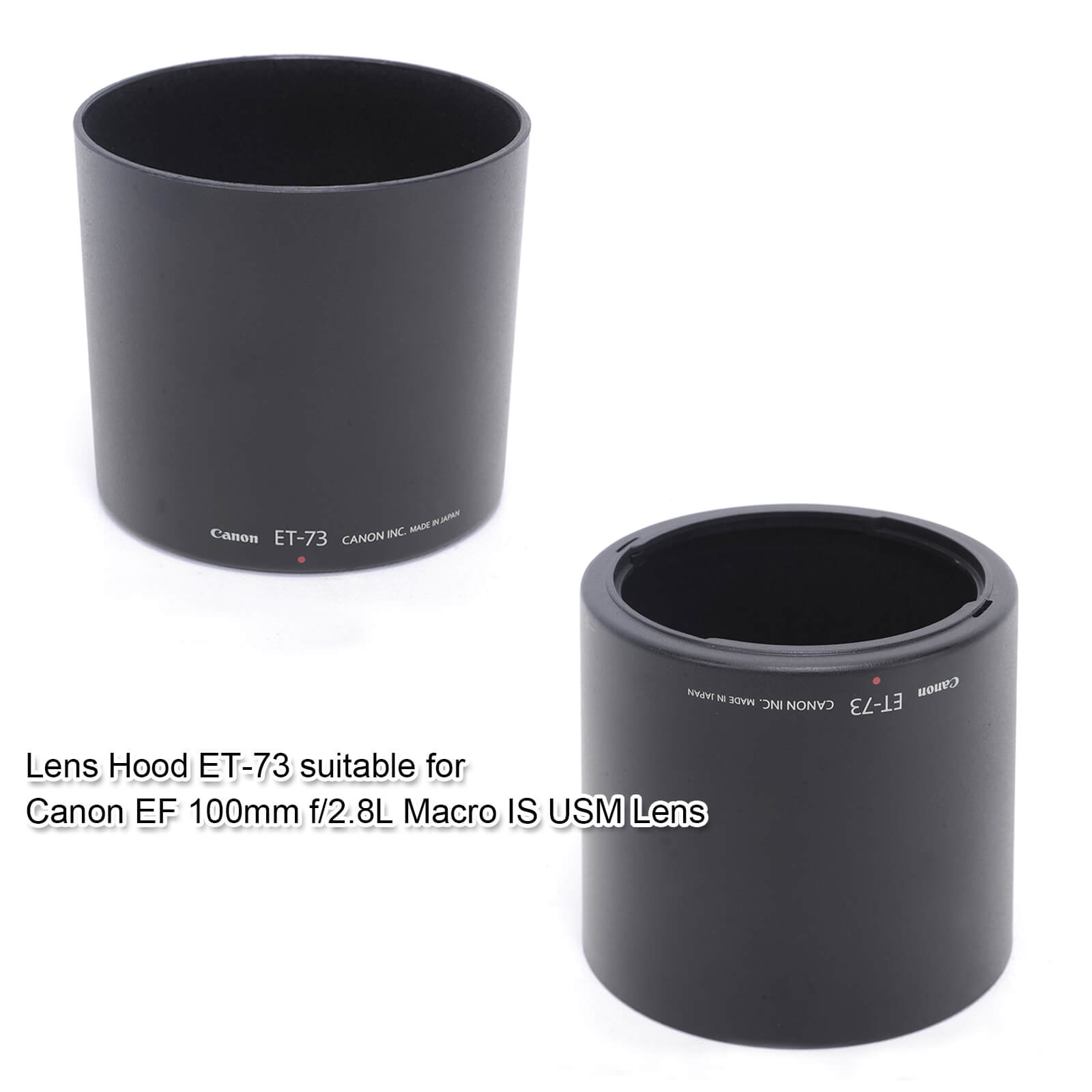 New Front Lens Hood Protective Cover for Canon EF 100mm f/2.8L Macro IS